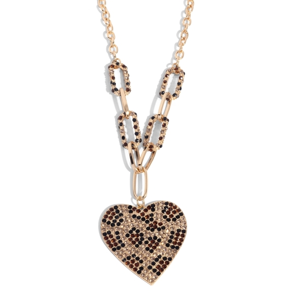 Elegant Gold Heart Pendant Necklace - Picture 1 of 4